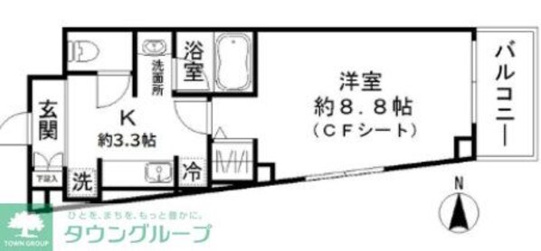 ホワイトカウンティ富士見台の物件間取画像